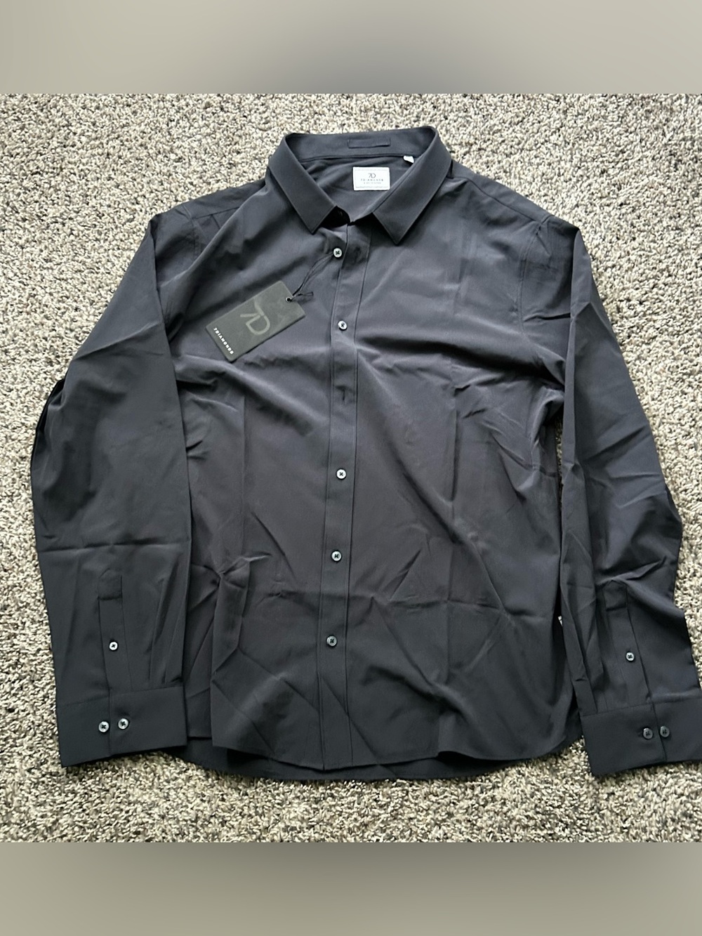 7 Diamonds Liberty 4-Way Stretch Button Up Shirt Gray Size Men’s XXL